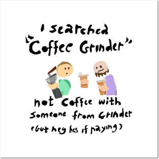 Coffee grinder Posters and Art